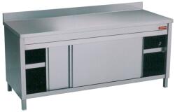DIAMOND Masa inox DIAMOND TA187A/M, dulap cu usi glisante+margine (TA187A/M) Bufet