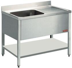 DIAMOND Masa inox DIAMOND L1211D/6, chiuveta 1 rezervor, 1 suprafata de scurgere (L1211D/6)