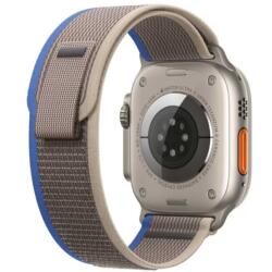 Spigen Curea pentru Apple Watch Trail Loop - Albastru/Gri - Țesătură Nailon - Reglaj Infinit - Dimensiuni: 38-41mm / 44-49mm (AMPO2465 1)