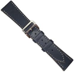 ArtIn Curea Ceas Piele Naturală Două Straturi - Bleumarin - Quick Release - 22 mm Telescop / 14 mm Cataramă (WZ5574)