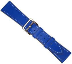 ArtIn Curea Ceas Piele Naturală Două Straturi - Albastru Regal - Quick Release - 22 mm Telescop / 14 mm Cataramă (WZ5573)