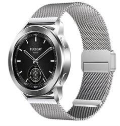 Hoco Curea Metalică Hoco WH07 - Universală pentru Ceas Inteligent - Conectori 20 mm - Cataramă Magnetică - Oțel Inoxidabil (WH07)
