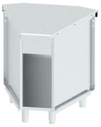 INFRICO Dulapior tip bufet de colt INFRICO SSAA45, latime 88 cm, inox Bufet