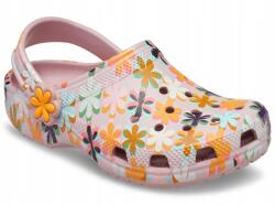 Crocs Classic Retro Summer 213269-5AD színes papucs crocsy J3 34-35 (Kids Retro Summer Clog 213269-5AD mauve)