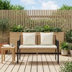 vidaXL Banci pentru exterior 2 -Seater 116 x 56 x 75 cm poliratan GartenMobel Dekor (42025354)