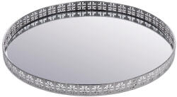 AdTrend Tava decorativa metal argintiu 35 cm (83609A) Tava