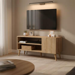FDY Comoda TV Oriava, culoare sonoma, 90 x 32 x 46 cm