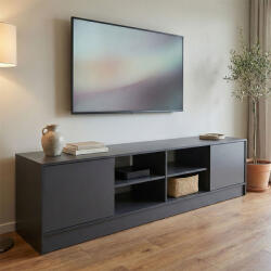 FDY Comoda TV Tivara, nuanta sonoma-antracit, 180 x 35 x 41.5 cm