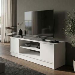 FDY Comoda TV Sasora, culoare alb, 120 x 35 x 41.5 cm