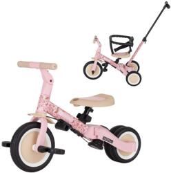 Petite&Mars Tricicleta, Petite& amp; Mars, Turbo, Editie limitata, 5 in 1, Multifunctionala, Vehicul de impins, Bicicleta cu/fara pedale, Cu maner de ghidaj, Detasabil, Roti din cauciuc, Pana la 25 kg, 1.5-5 ani,