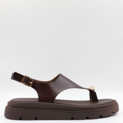 Alta Moda Sandale Casual Damă Flatforme Maro Υ2511 (Υ2511)