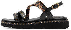 Tamaris Sandale De Piele Damă Negre 1-28227-46-098 (1-28227-46-098)