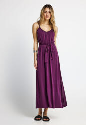 Funky Buddha Rochii De Vară Pentru Femei Midi Rochie Grape Juice FBL013-111-13-GRAPE JUICE (JUICE)