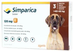 Zoetis Simparica Caini XL 120 mg (40 - 60 kg), 1 tableta