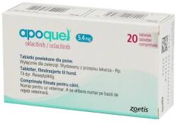 Zoetis Apoquel 5.4 mg, 20 tablete pentru caini cu alergii