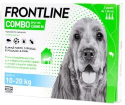 Boehringer Ingelheim Frontline Combo Câine M (10-20 kg) - 3 pipete spot-on