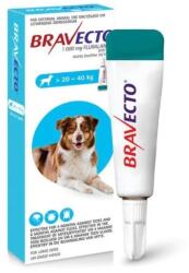 MSD Bravecto Spot-On Câini 1000 mg (20 - 40 kg) - Protecție Antiparazitară pentru Purici și Căpușe, 1 Pipetă