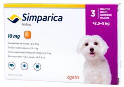 Zoetis Simparica Caini XS 10 mg (2.5 - 5 kg), 1 tableta