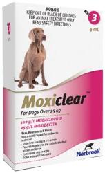 Norbrook Moxiclear Dog XL 4 ml (25-40 KG) x 3 pipete (rosu)