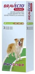 MSD Bravecto TriUNO 200 mg 1 tableta- Protecție Lunară Completă 3în1 (Câini 10-20 kg) EXPIRA NOIEMBRIE 2026