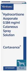 Virbac Cortavance Spray, 76 ml tratament dermatoze la caini