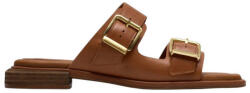 Clarks Ariany Bay Mule Sandale Anatomice de Piele pentru Femei Tabac 26185805 (26185805)