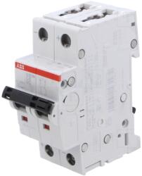 ABB Întrerupător de supracurent ABB S200M 2 poli 6A 400V AC/DC pentru șină DIN (2CDS272061R0064)