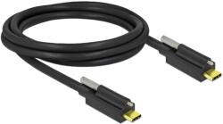 Delock Cablu USB-C dublă mufă 2m negru 24AWG 30AWG DELOCK 84138 (84138)