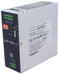 MEAN WELL Alimentator Pulsatoriu MEAN WELL XDR-480E-12 480W 12VDC 0-30A pentru Șină DIN (XDR-480E-12)