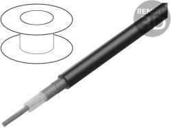 Belden Cablu coaxial RG214, 50, dublu ecranat, PVC negru, 10, 8 mm - preţ pe metru (MRG214.00100)