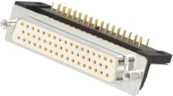 Deltron AG Conector D-Sub 50 pini soclu mamă aurit THT pentru montare pe panou Deltron AG (DTS50SYC/2 M66UN)