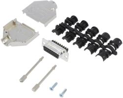 Amphenol Conector D-Sub 15 PIN mamă drept (L17DTZK15+L77DA15SST)