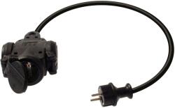 as - Schwabe Prelungitor Alimentare AS SCHWABE 3G1, 5mm2 0, 3m Negru 3 Prize Cod 60450 (60450)