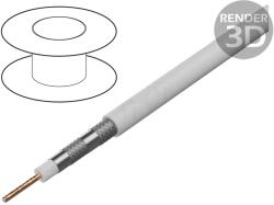 Goobay Cablu Coaxial Goobay CCS PVC Alb 100m Ø6, 9mm CPR Eca 27518 (27518)