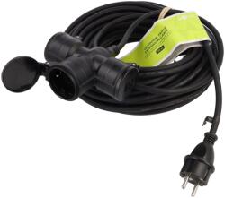 Goobay Prelungitor alimentare Goobay 3G1, 5mm2 25m negru 3 prize cod 65439 (65439)