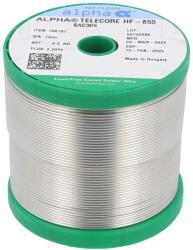 ALPHA Sârmă de lipit fără plumb 1mm 500g (SAC305 TELECORE HF-850/122 1MM 500G)