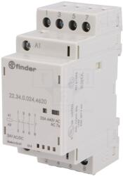 FINDER Contactor 4P 25A 24V IP20 (22.34.0.024.4620)