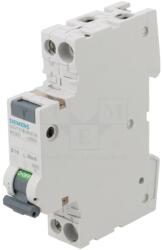 Siemens Întrerupător RCBO 16A 30mA 1P+N (5SV1316-6KK16)