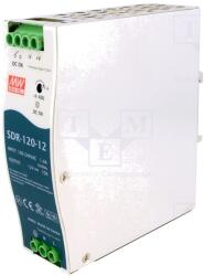 MEAN WELL Alimentator Pulsatoriu pentru Șină DIN 120W 12VDC 10A (SDR-120-12)