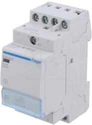 HAGER Contactor 4-polar 25A 24VAC pentru instalaţii electrice HAGER (ESD425)