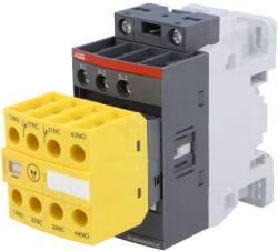ABB Contactor Electric 3-Pole cu 2 Contacte NC și 2 NO, 9A (1SBL137082R1322)