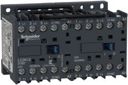 Schneider Electric Contactor reversibil 3 poli NO x3 cu contacte auxiliare NC SCHNEIDER ELECTRIC (LC2K1201B7)