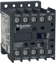 Schneider Electric Contactor 4P 24VDC 10A TeSys D (CA3KN22BD3)