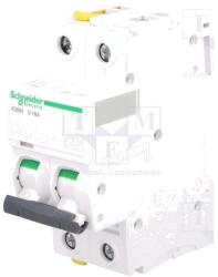 Schneider Electric Întrerupător de supracurent ACTI9 50A, 400VAC, 2 poli, IP20 (A9F07250)