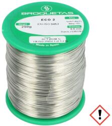BROQUETAS Sârmă de lipit fără plumb 0, 5mm 250g 221°C (ECO2 B2.1 0,5MM 250GR)