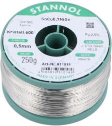 STANNOL Cositor fără plumb 0, 5mm 250g bobină 2, 5% (811018)