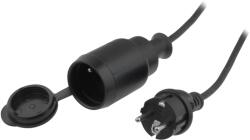 JONEX Prelungitor alimentare 25m negru 10A (PS-170G/IP44-25)