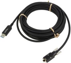 Delock Cablu optic DELOCK USB A la USB C 7, 5m 10Gbps negru 83201 (83201)
