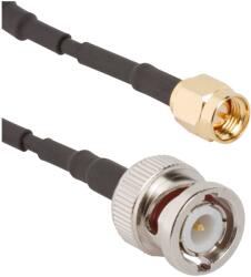 Amphenol Rf Cablu coaxial 2m BNC tată - SMA tată, 50, Amphenol RF (095-850-249M200)