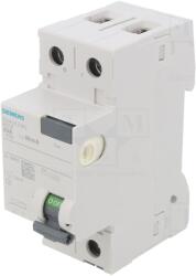 Siemens Întrerupător diferenţial 25A 30mA 1P+N IP20 (5SV4312-0KL)